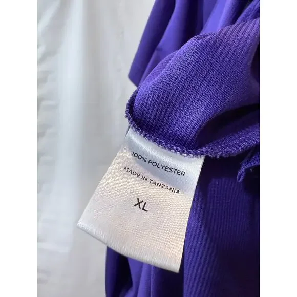 Ross Distribution Center Shirt Solid Purple XL Port Authority Polo Short Sleeve - Picture 3 of 5